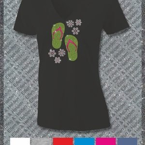 Shirt Damen Elfen & Helden Flip Flop Flower