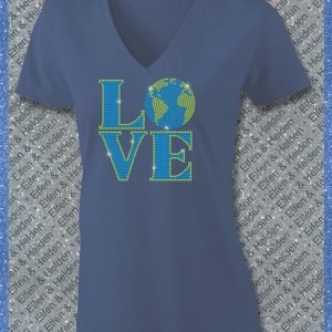 Shirt Damen Elfen & Helden Love the World Halbarm
