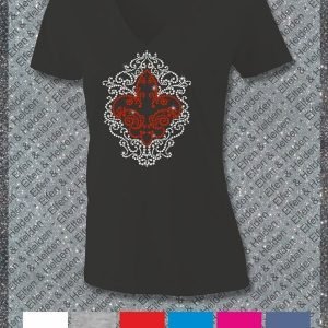 Shirt Damen Elfen & Helden Fleur du Lis Scrol
