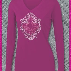Shirt Damen Elfen & Helden Fleur du Lis Scrol
