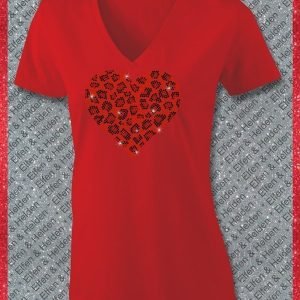 Shirt Damen Elfen & Helden Leoherz Halbarm