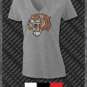 Shirt Damen Elfen & Helden Tiger Halbarm