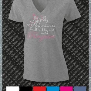 Shirt Damen Elfen & Helden Ich werd Prinzessin