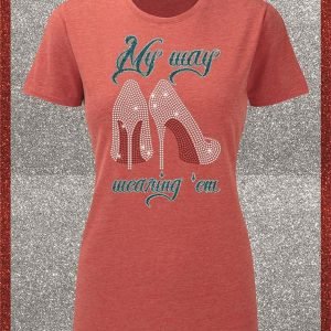 Shirt Damen Elfen & Helden High Heels My Way