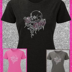 Shirt Damen Elfen & Helden Skull & Roses