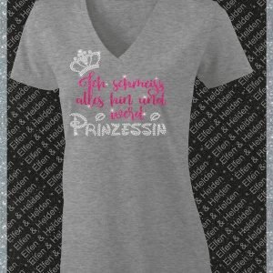 Shirt Damen Elfen & Helden werd Prinzessin Halbarm