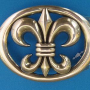 Gürtelschnalle Mabel Lilie –  Farbe Silber –