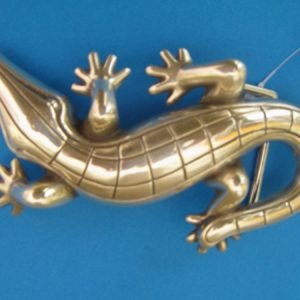 Gürtelschnalle Mabel Aligator –  Farbe Silber –